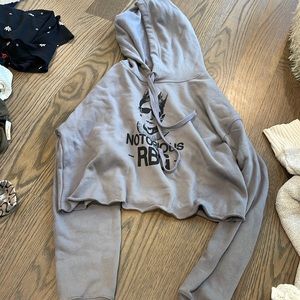 RBG cropped hoodie